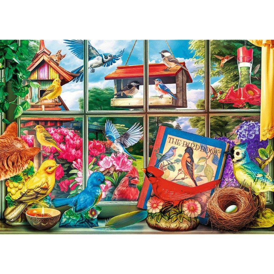 Trefl Puzzle 1000el. Premium Plus Tea Time Świat ptaków