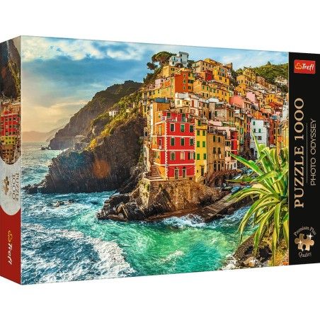 Trefl 1000el rompecabezas. Premium Plus Photo Odyssey town Riomaggiore, Italy