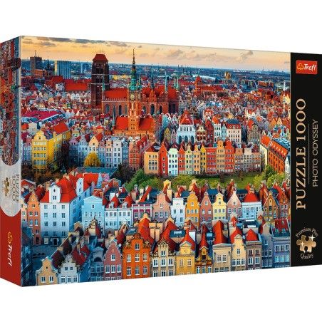 Trefl 1000el puzzle. Premium Plus Photo Odyssey View of Dansk, Polonia