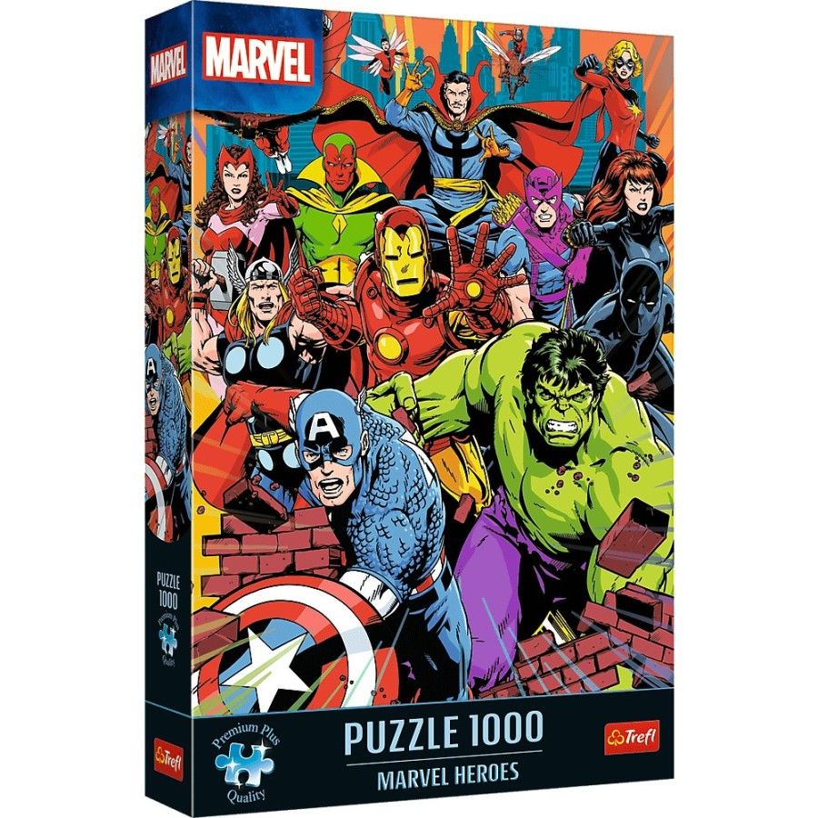 Trefl Puzzle 1000el. Premium Plus Marvel Heroes