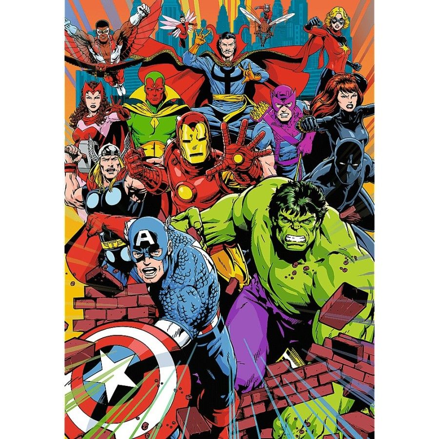 Trefl Puzzle 1000el. Premium Plus Marvel Heroes