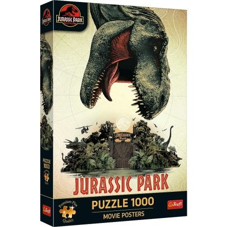 Trefl 1000el rompecabezas. Premium Plus Jurassic Park
