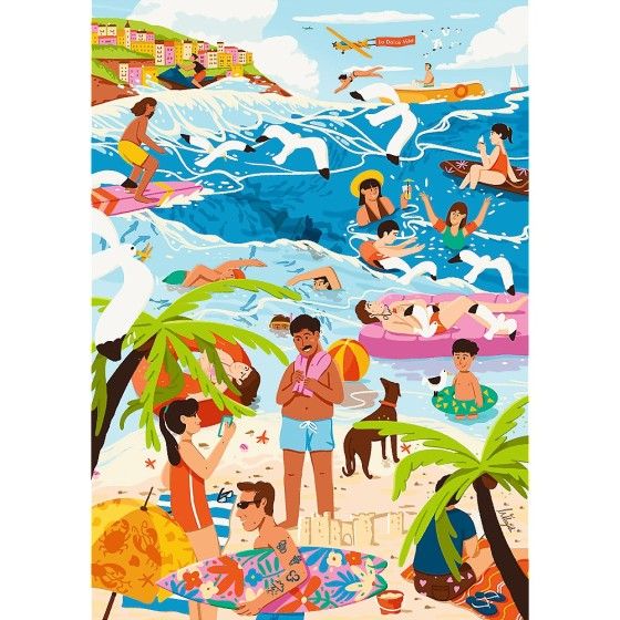 Trefl 1000el rompecabezas. Premium más el arte del color w