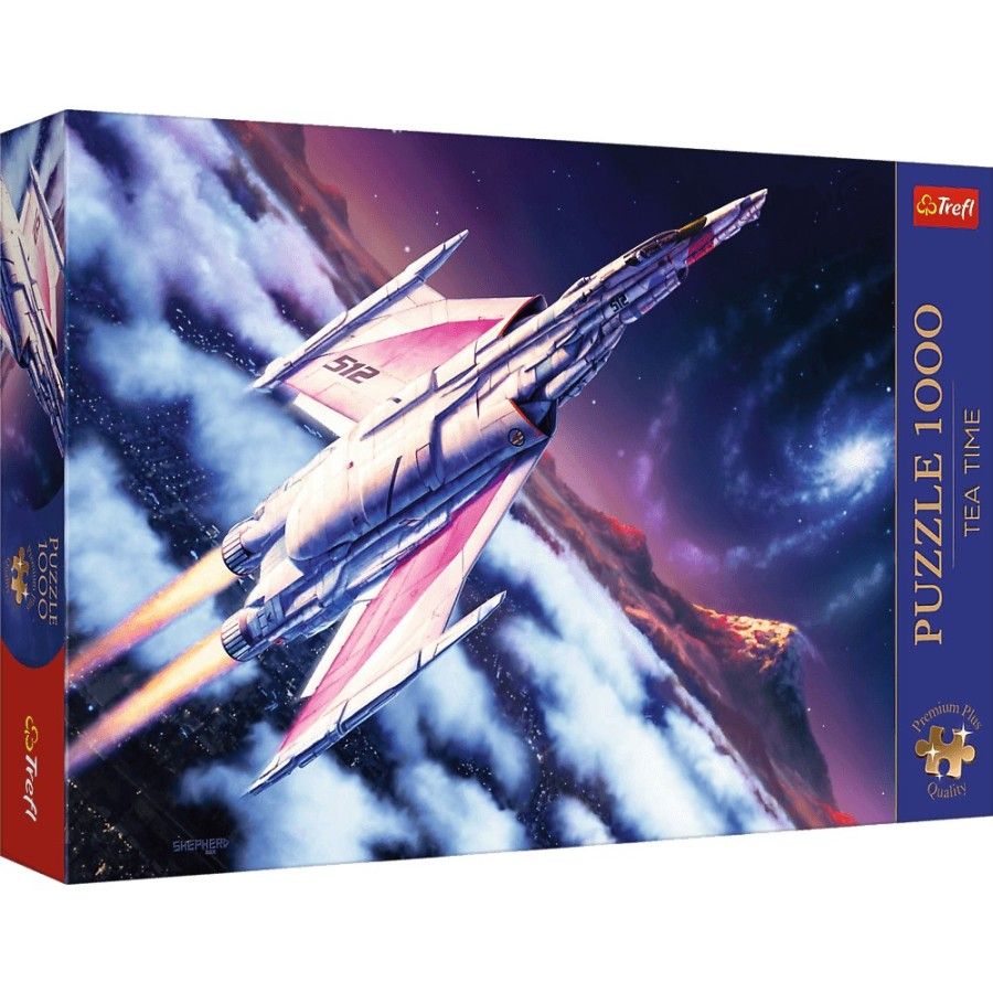 Trefl Puzzle 1000el. Tea Time Lot w kosmos