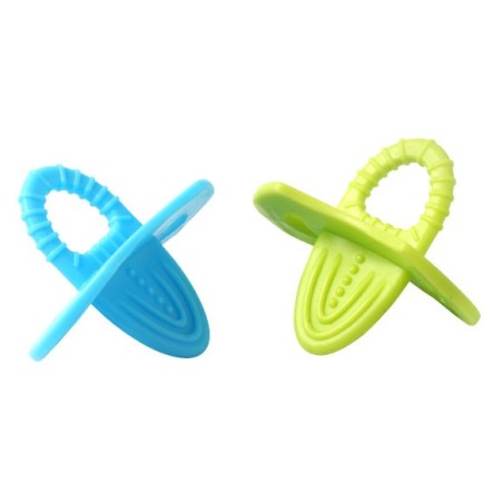 Flexible BabyOno teething rings 2p