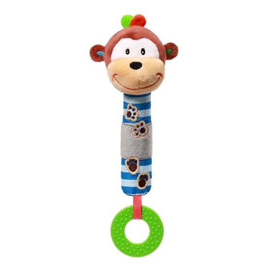 Babyono Piszczek z gryzakiem MONKEY GEORGE