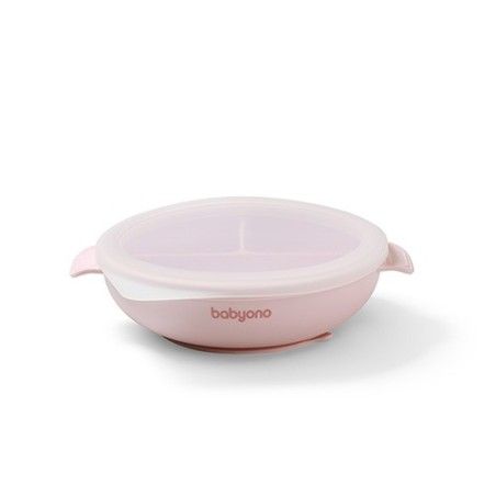 Babyo silicone plate with suction cup and cover