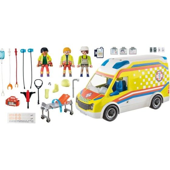 Playmobil City Life Karetka pogotowia ze światłem i dźwiękie