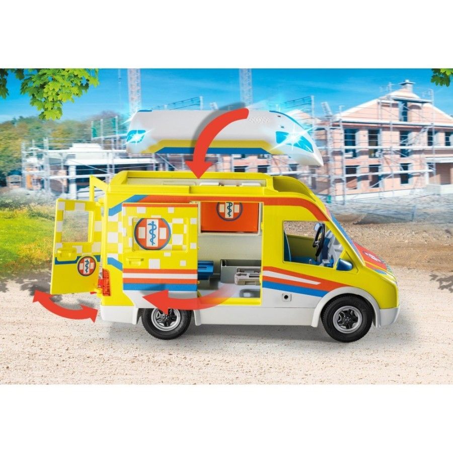 Playmobil City Life Karetka pogotowia ze światłem i dźwiękie