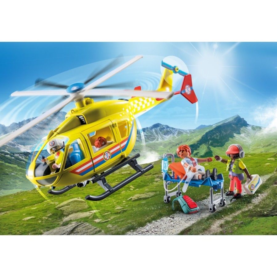 Playmobil City Life Helikopter ratunkowy