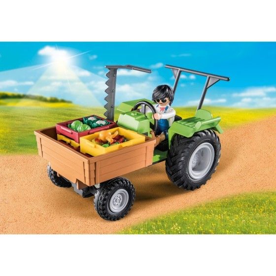 Playmobil Country Traktor z przyczepą