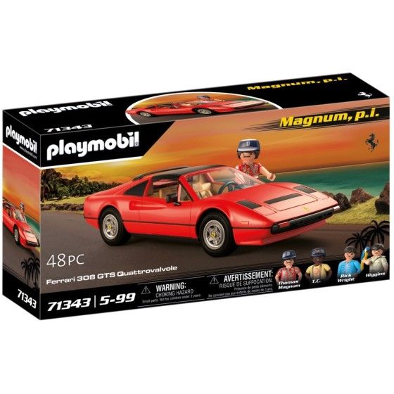 PlayMobil Magnum, P.I. FERRARI 308 GTS QUATTROBALV