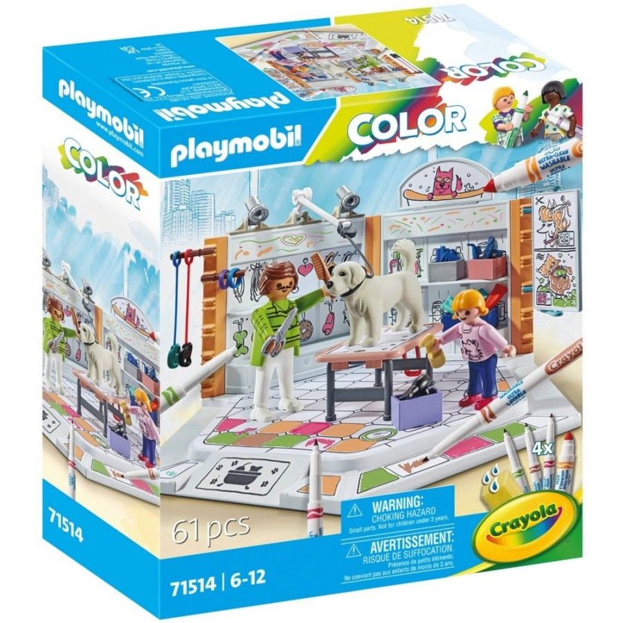 Playmobil PM Color Salon dla psów