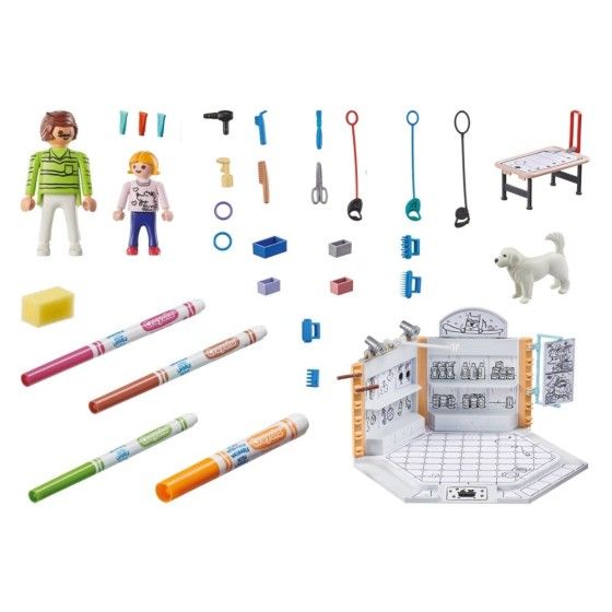 Playmobil PM Color Salon dla psów