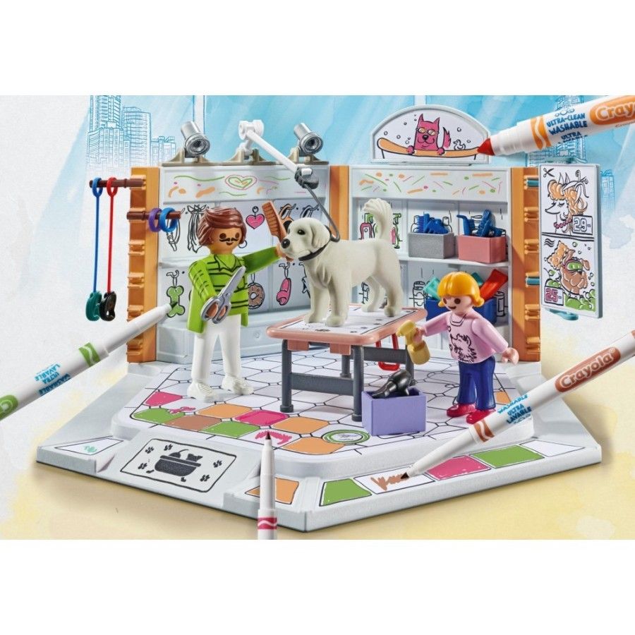 Playmobil PM Color Salon dla psów