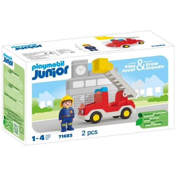 PlayMobil Junior: Пажар грузавік з лесвіцай