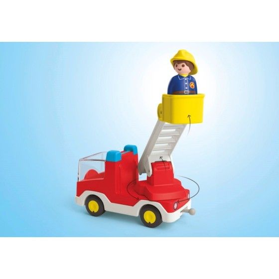 Playmobil JUNIOR: Wóz strażacki z drabiną