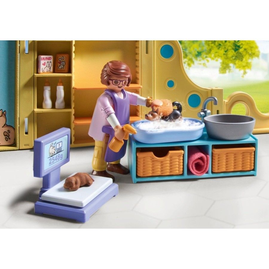Playmobil Pet grooming Dom dla szczeniaków - 4008789717436