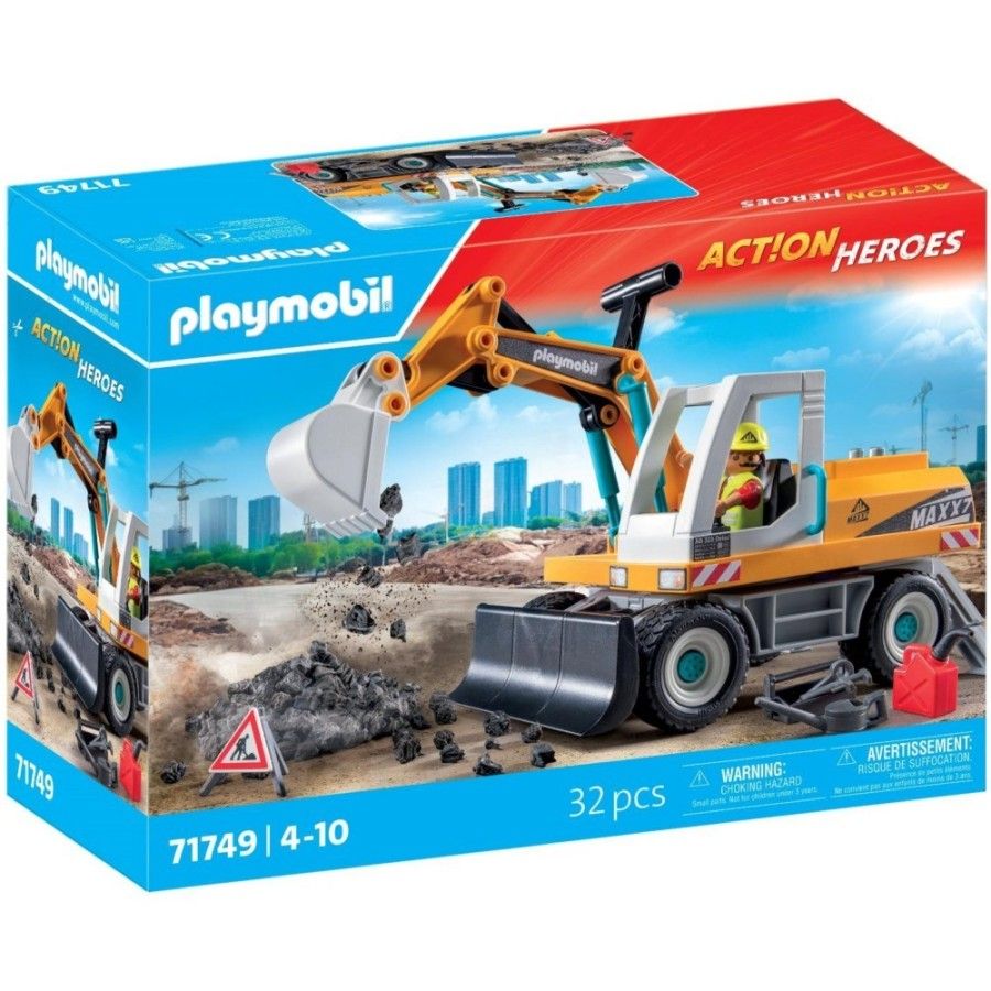 Playmobil Construction Duża koparka