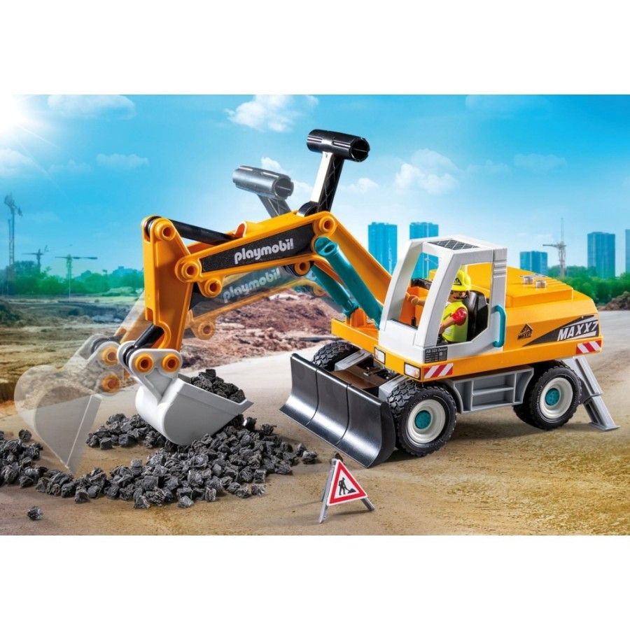 Playmobil Construction Duża koparka