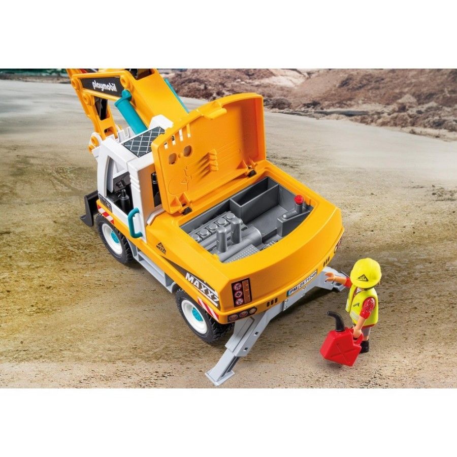 Playmobil Construction Duża koparka
