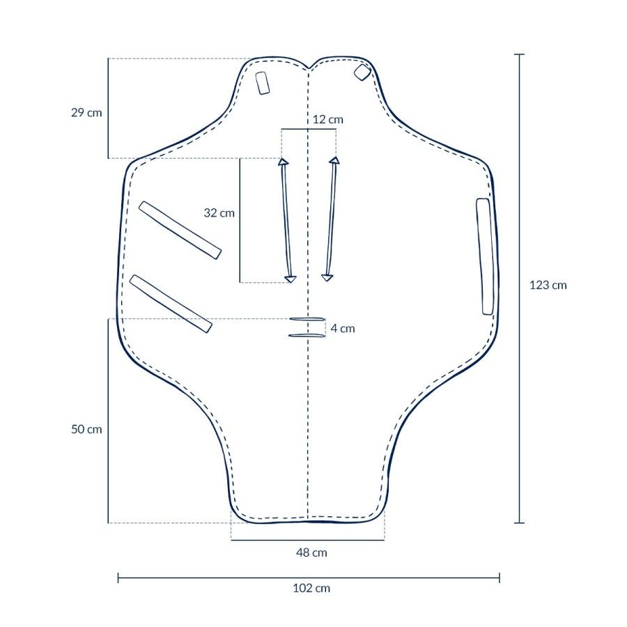La Millou Manta de asiento de coche de jardín múltiple