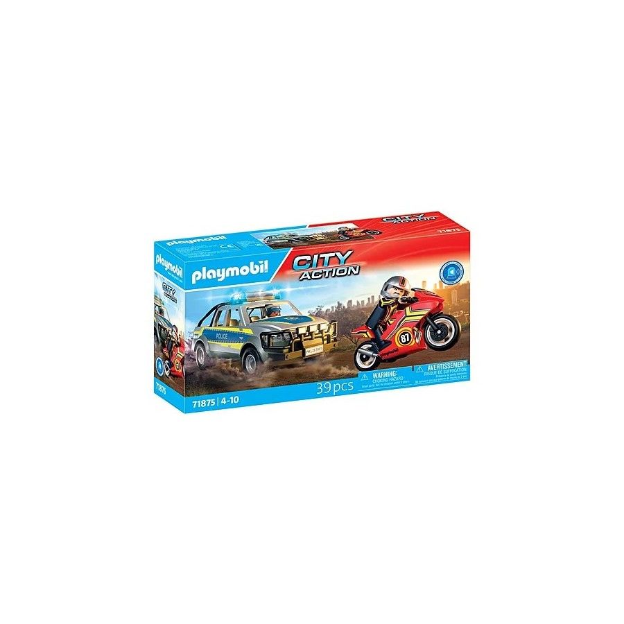 Playmobil Pościg policyjnym pick-upem