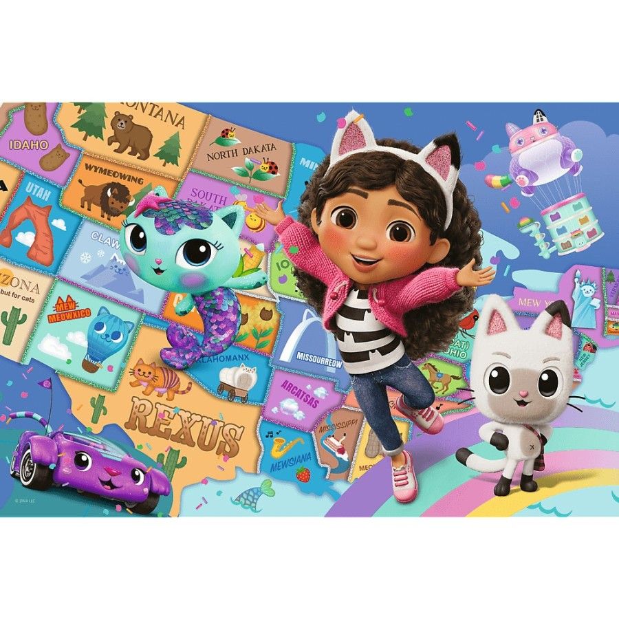 Trefl Puzzle 100el. - Przyjaźń w kocim domku