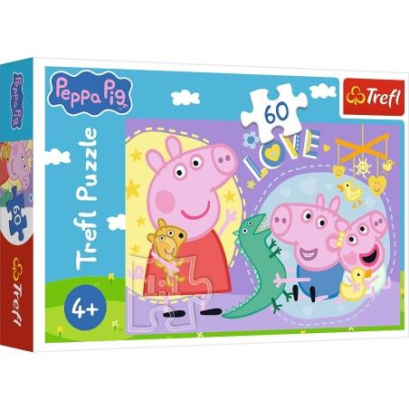 Trefl 60El puzzle. - šťastný prasátko