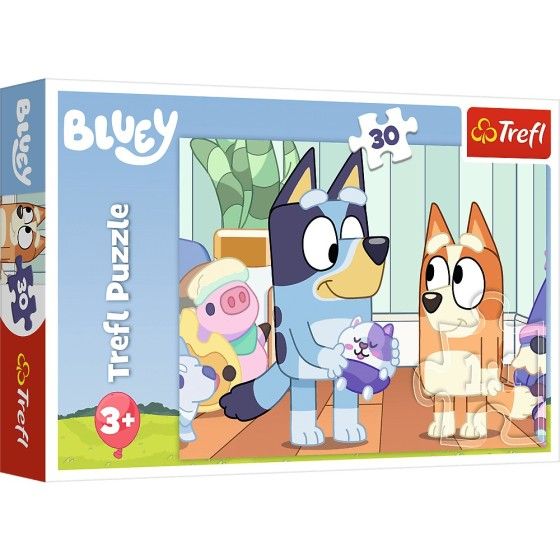 Trefl Puzzle 30el. - Z Bluey zawsze jest wes