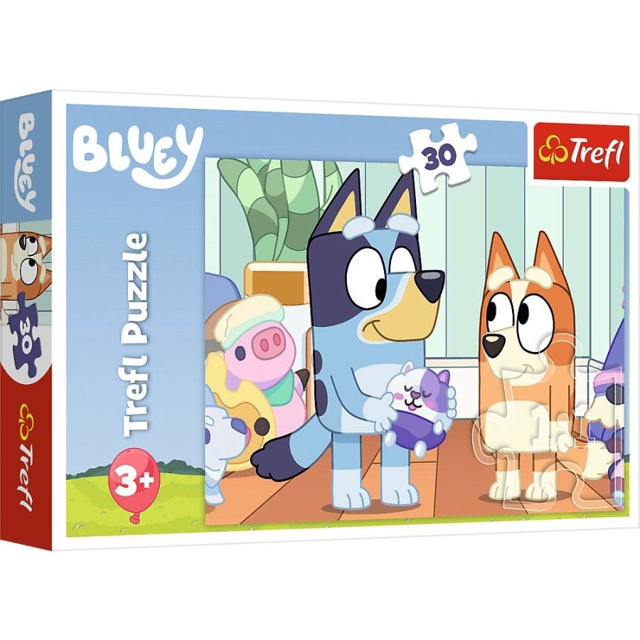 Trefl Puzzle 30el. - Z Bluey zawsze jest wes