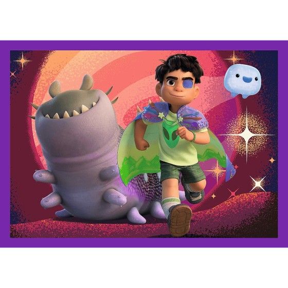 Trefl Puzzle 4w1 - Pozaziemskie misje Elio