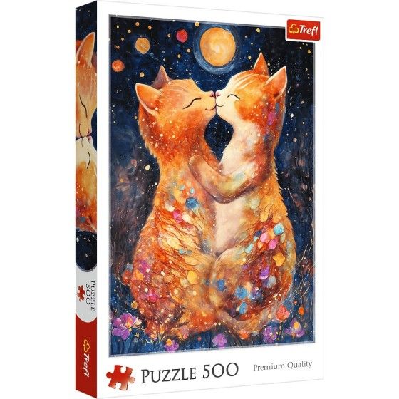 Trefl Puzzle 500el. - Pocałunek w świetle księżyca