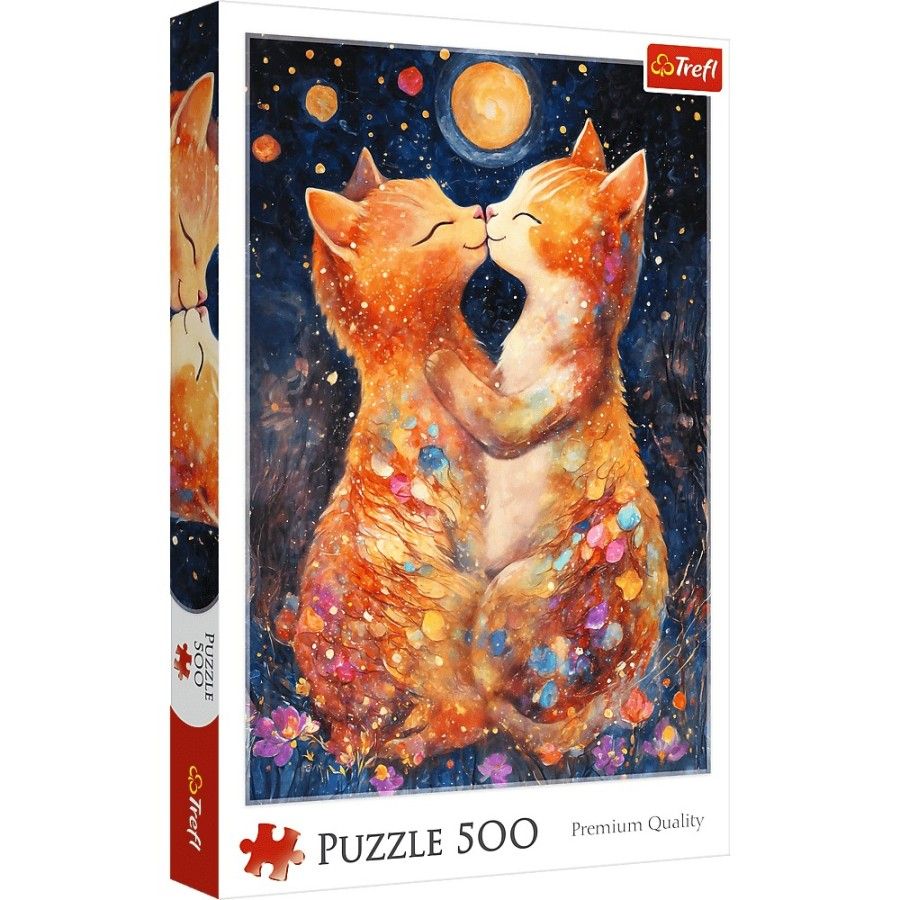 Trefl Puzzle 500el. - Pocałunek w świetle księżyca