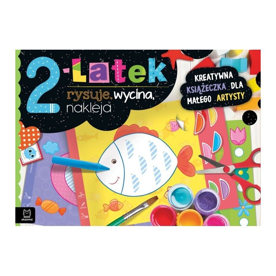 Axiom de 2 ans dessine, coupes, bâtons. 