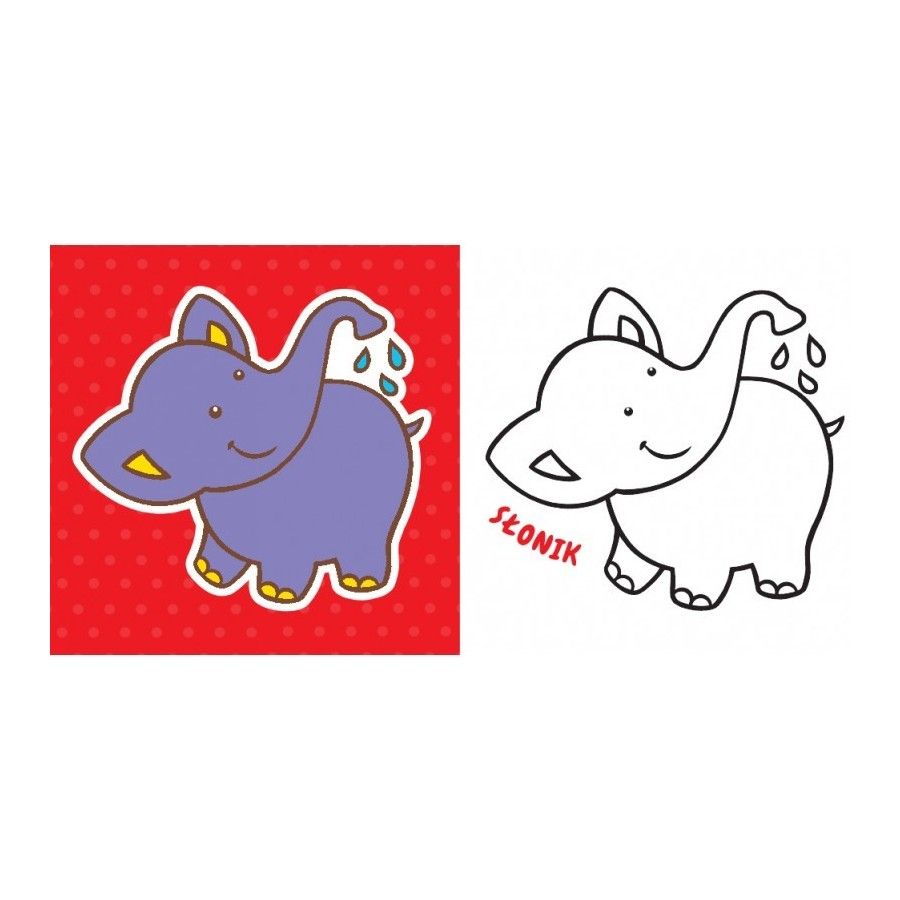 AXIOMAT LE PREMIER COLORIAGE AVEC UN CHIEN.CONTOUR ÉPAIS