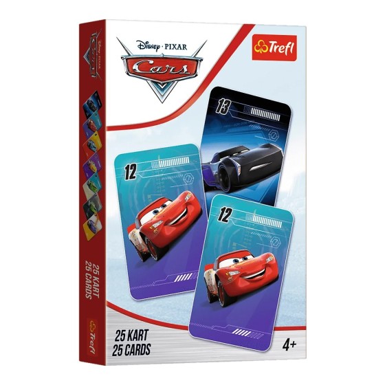 TREFL Karty Piotruś Disney Cars