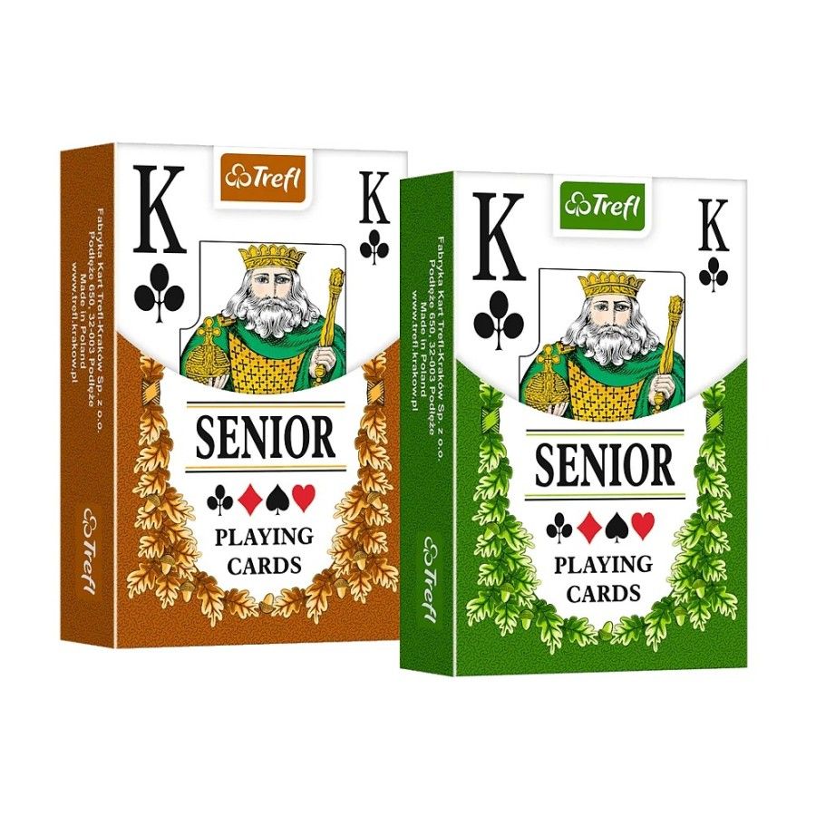 TREFL Karty standardowe 55 listków Classic Senior