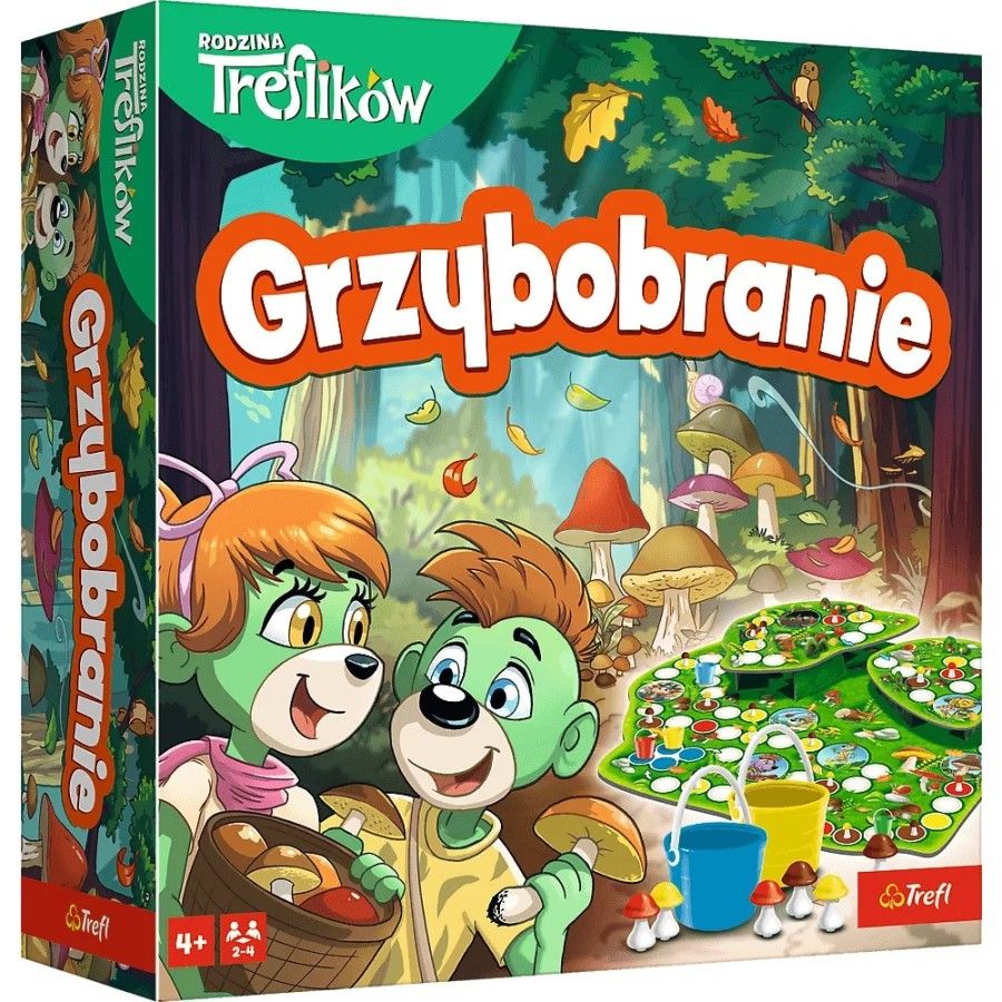 Trefl Gra planszowa Grzybobranie Rodzina Treflików