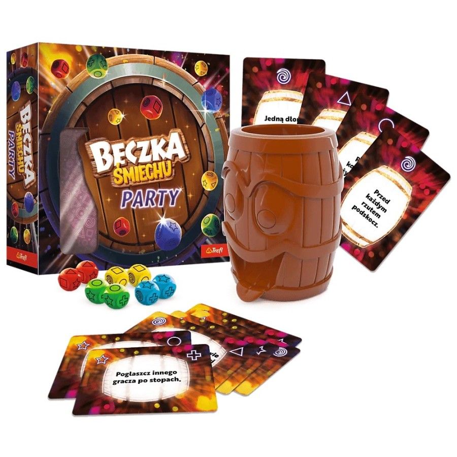 Trefl Gra zręcznościowa Beczka Śmiechu Party