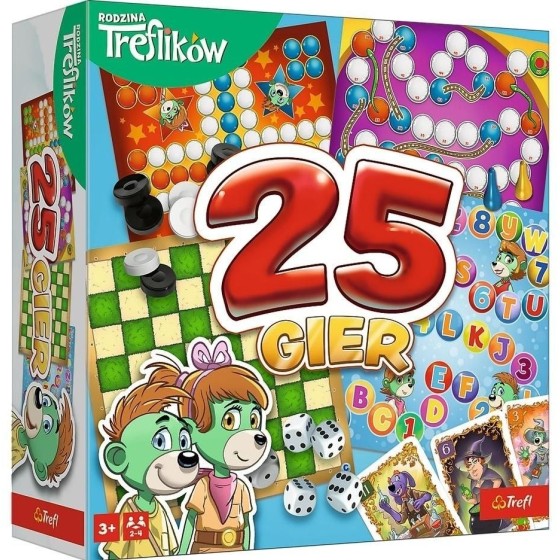 Trefl Gra 25 GIER Rodzina Treflików