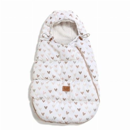 La Millou Sac de couchage pour bébé Multi Heartbeat Beige