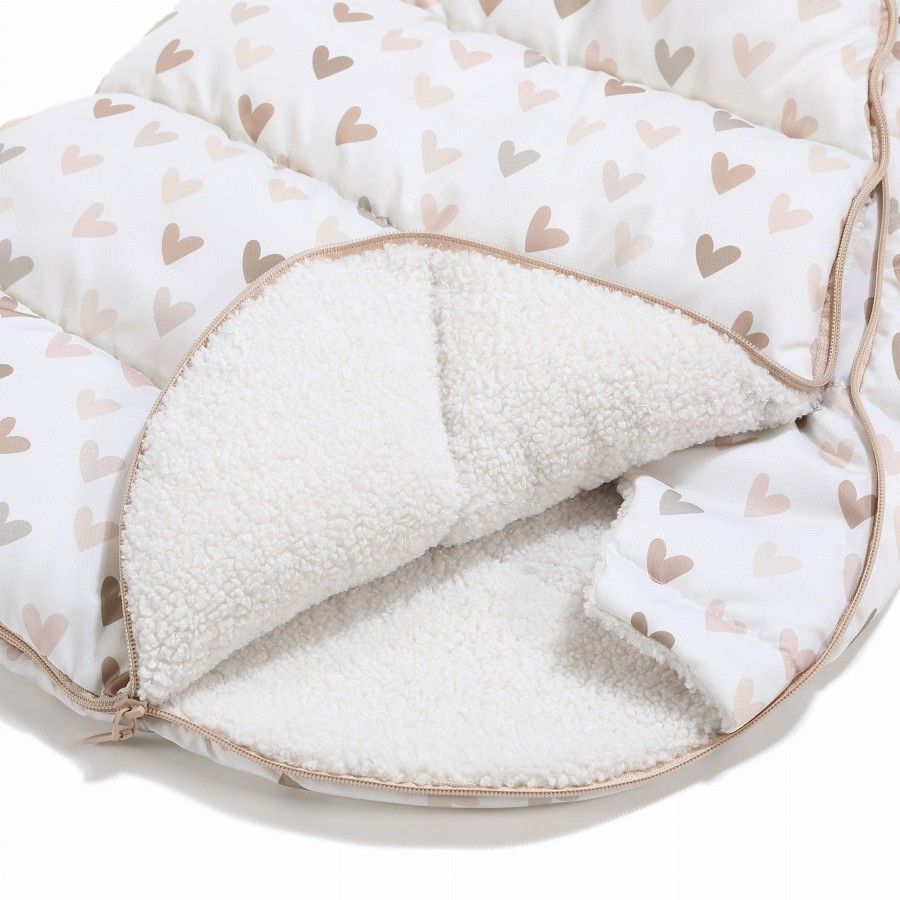 La Millou Śpiworek do wózka Baby Multi HEARTBEAT BEIGE