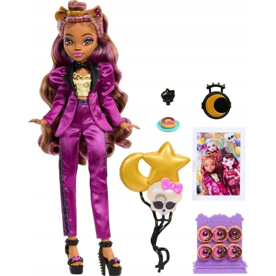 Monster High, Upiorny bal, Clawdeen Wolf, lalka z akcesoriami