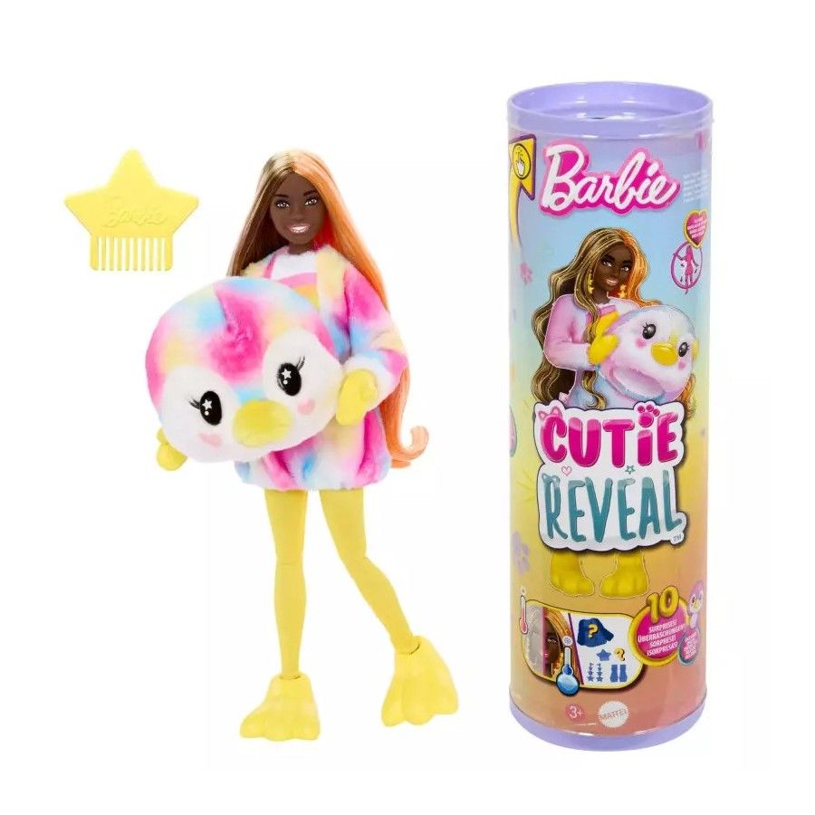 Barbie Cutie Reveal Lalka Pingwin Seria Kolorowe marzenia