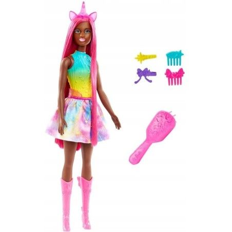 Barbie Licorne Long cheveux HRR01