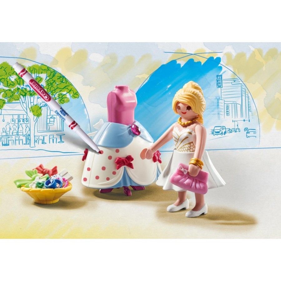 Playmobil Color Modna sukienka
