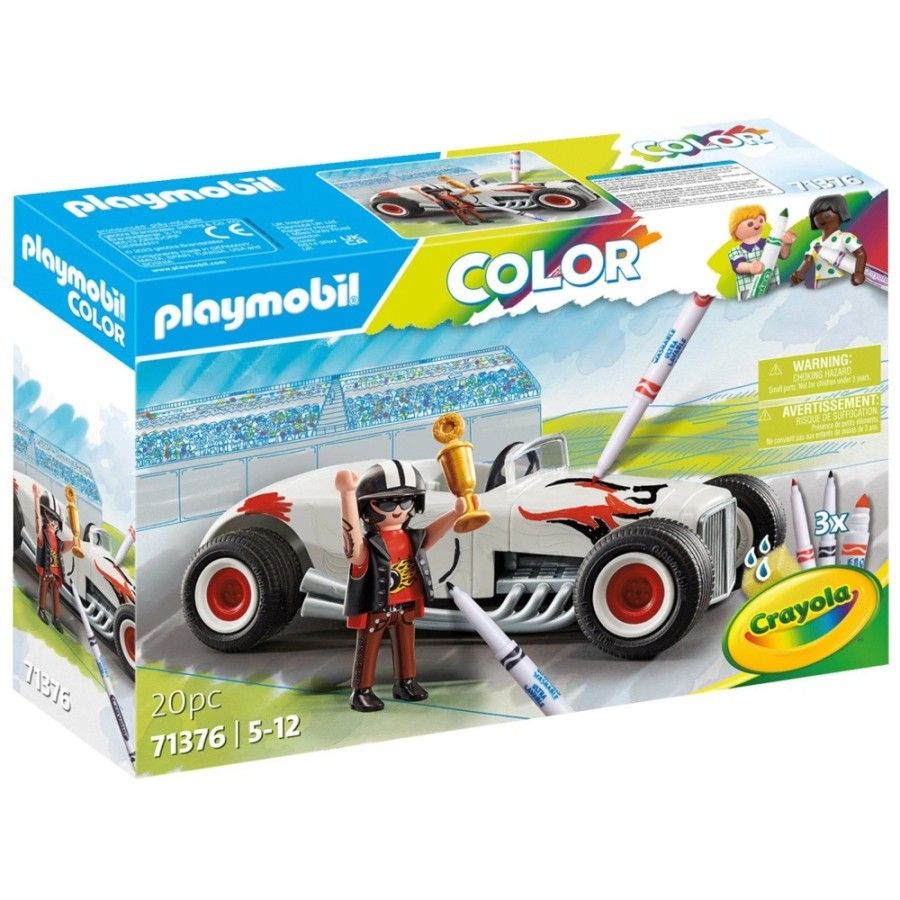 Playmobil Color Samochód wyścigowy Hot Rod