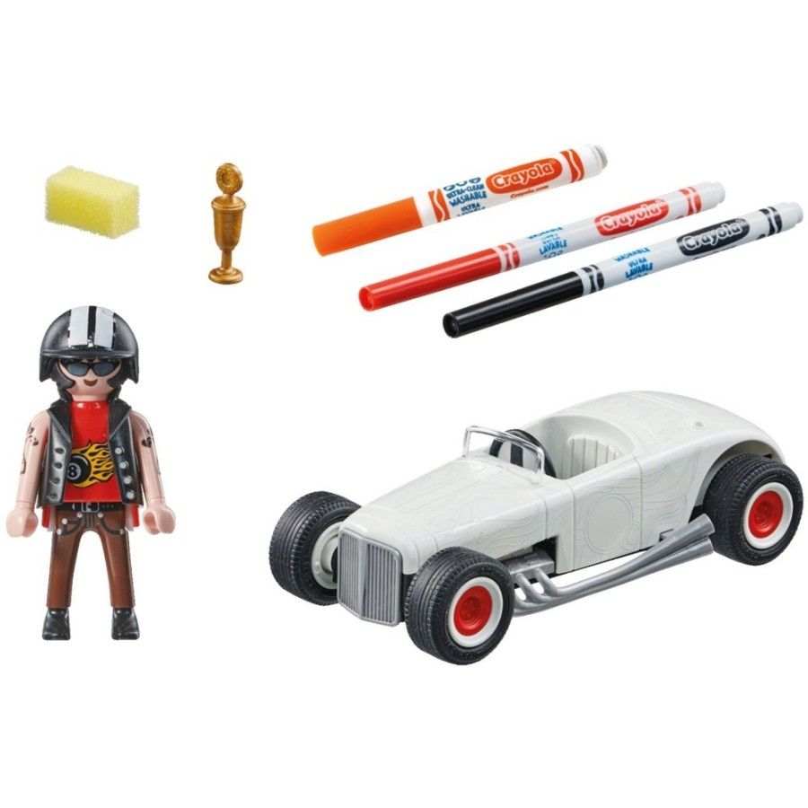 Playmobil Color Samochód wyścigowy Hot Rod