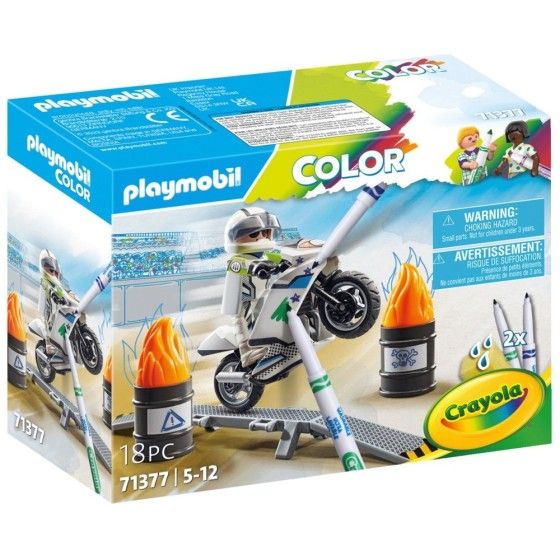 Playmobil färg motorcykel